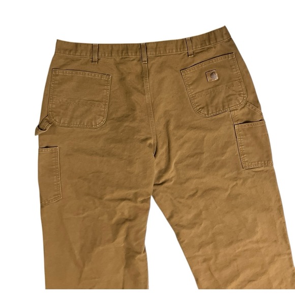 Carhartt Canvas‎ Loose Original Fit Pants B11 BRN Men's 44x32 Brown Workwear - Picture 4 of 13